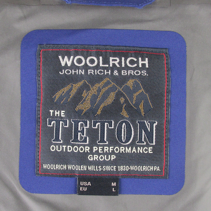 LFJ19125 WOOLRICH ウールリッチ PRO OCEAN RUDDER JACKET ジャケット WOCPS2782 USA M 未使用 ブルー系_画像4