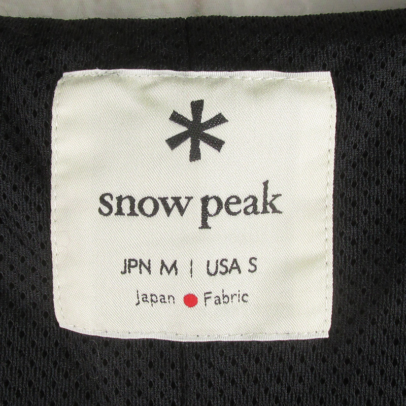 MFJ16523 Snow Peak スノーピーク JK-20SU014 2L Octa Coat モッズコート M 新品 ブラック系の画像4