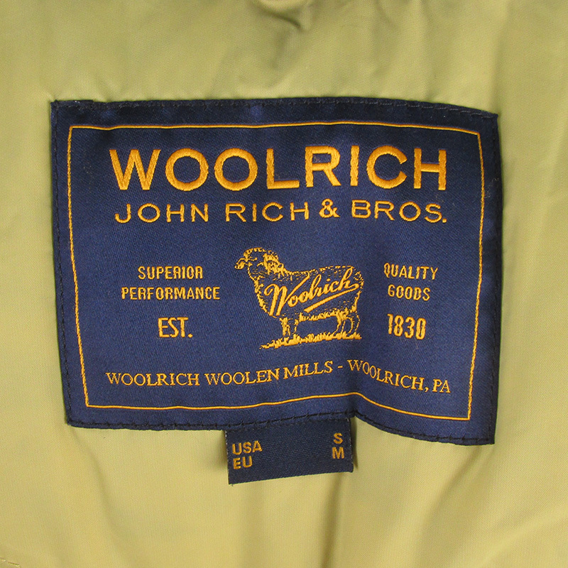 LWJ12196 Woolrich ウールリッチ アークティックパーカ ダウンジャケット USA S 黒_画像4