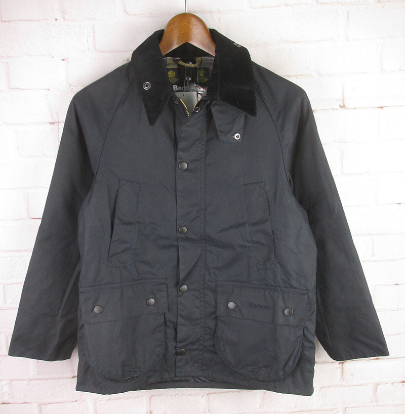 MFJ17989 BARBOUR バブアー オイルドコットン クラシックビデイルジャケット ボーイズ L 未使用 ネイビー_画像1