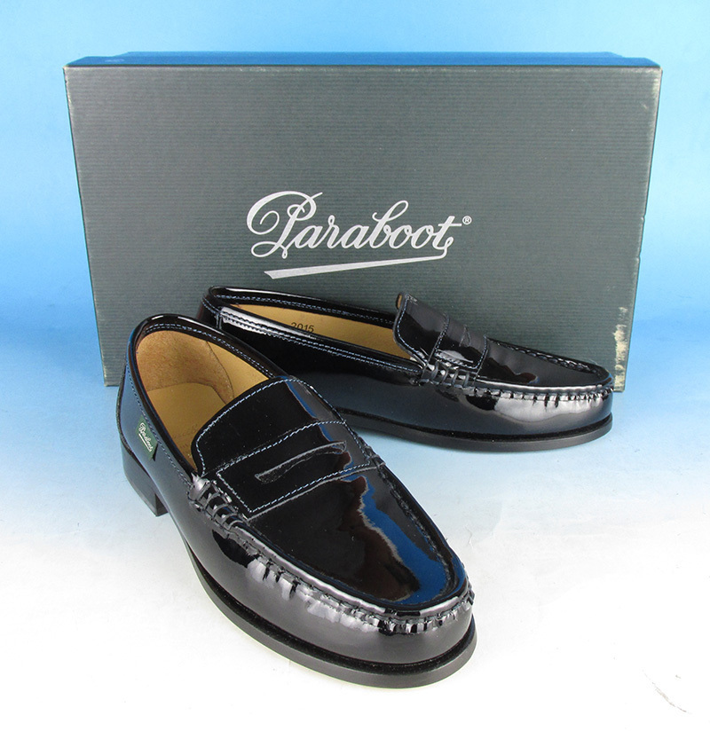 LYF8905 レディース Paraboot パラブーツ VIGNON ヴィニョン エナメル ローファー 2 MARINE 新品