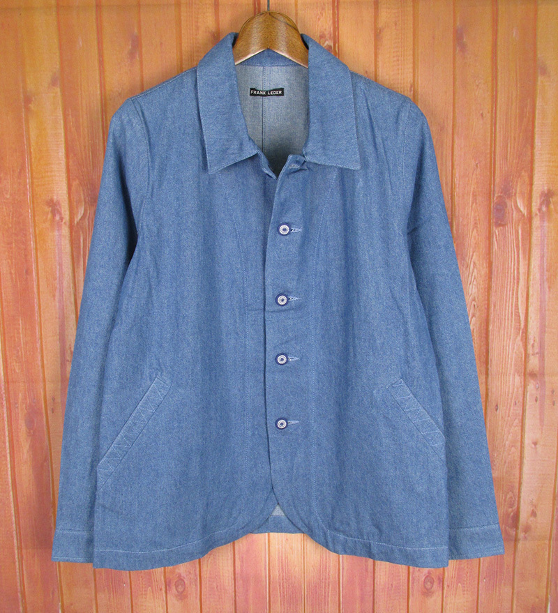 NMSAKHJ12100 FRANK LEDER フランクリーダー 8oz WASHED DENIM SHIRT