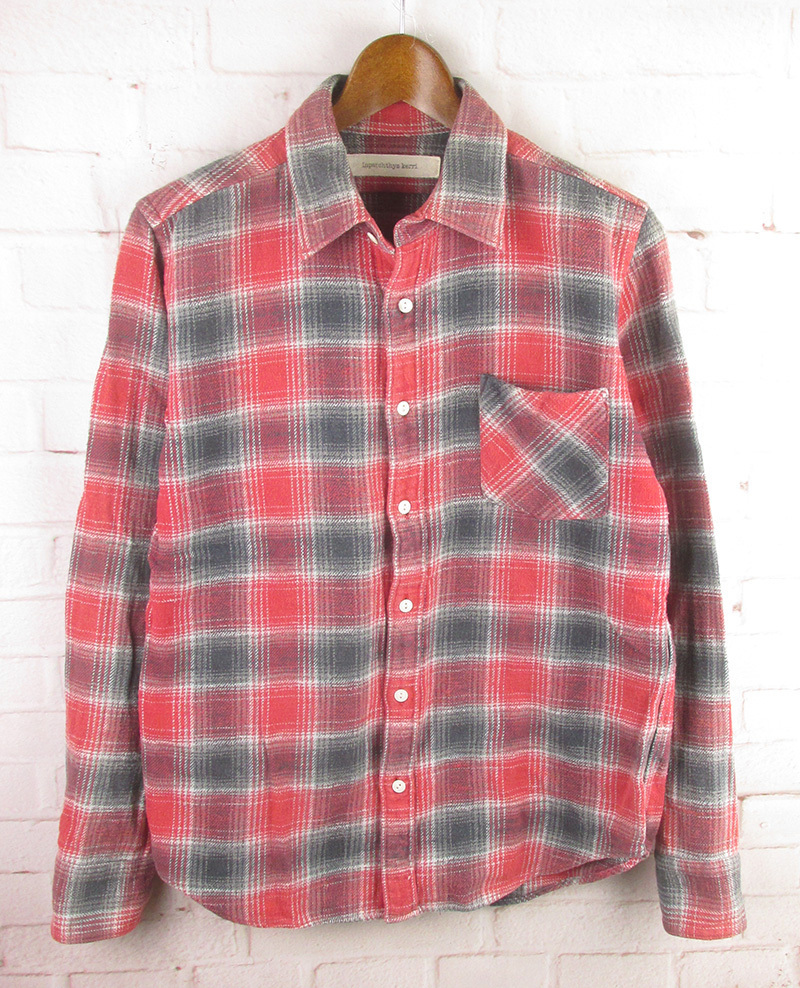 LFS6532 Inpaichthys kerri Inpaichthys Kerri check flannel shirt M