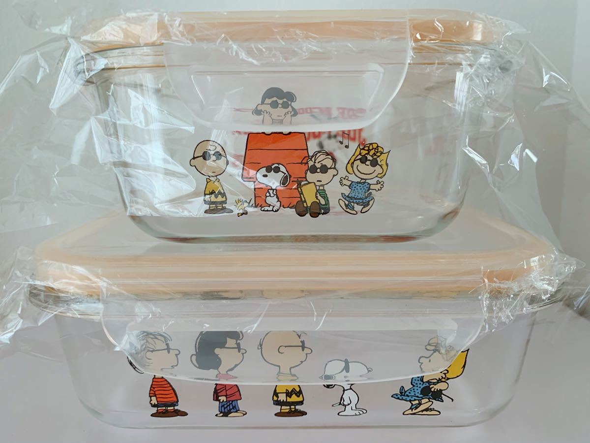 新品 未使用 パイレックス スヌーピー ガラス保存容器 2個セット 新品 未使用 パイレックス スヌーピー ガラス保存容器 2個セット