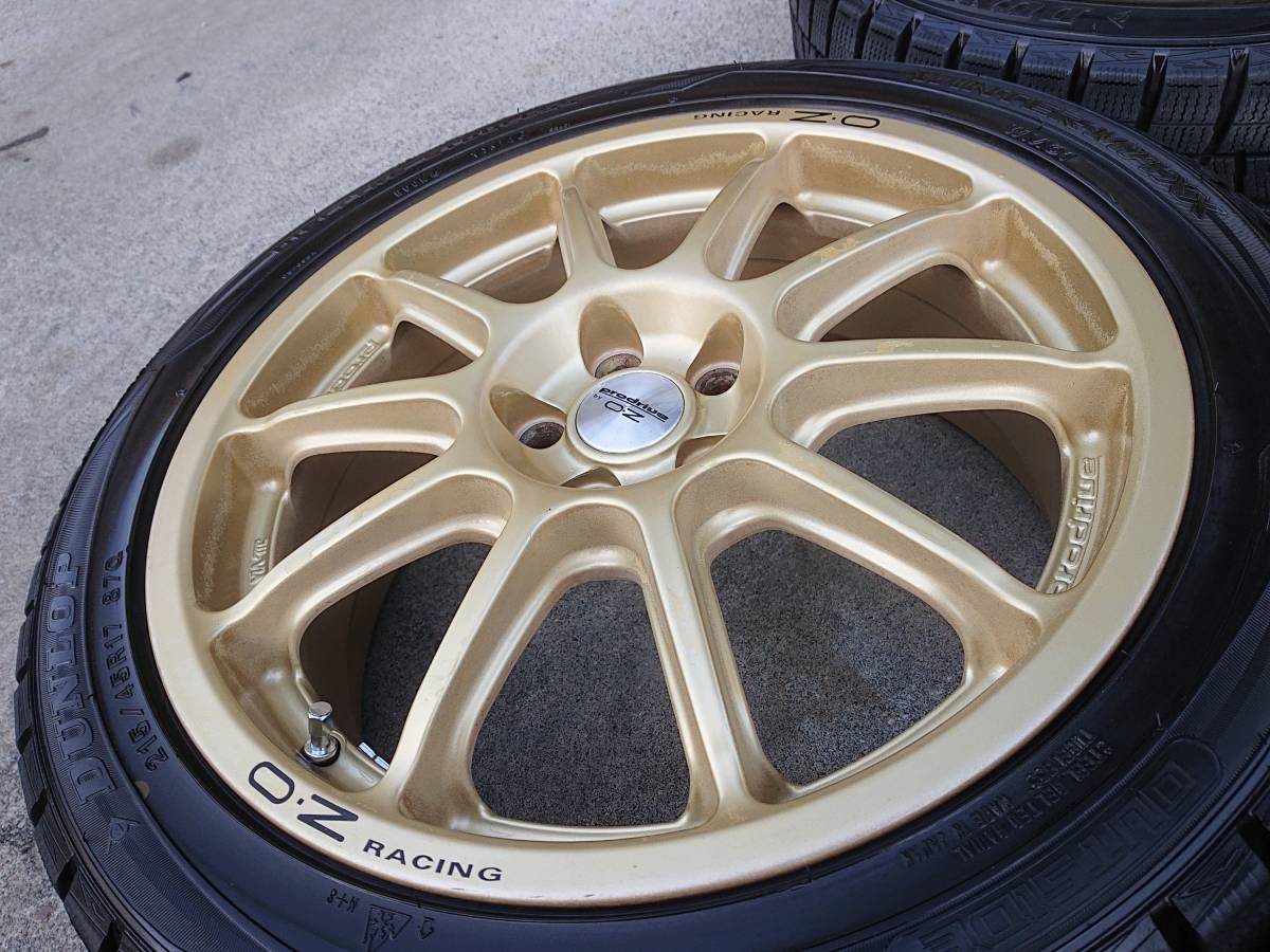 ヤフオク! - バリ溝 OZ Prodrive プロドライブ P-WRC 17イン...