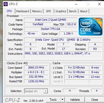 動作確認済み メモリ16GB CPU(Core2Quad Q9400)付き！ TYAN製 Q35