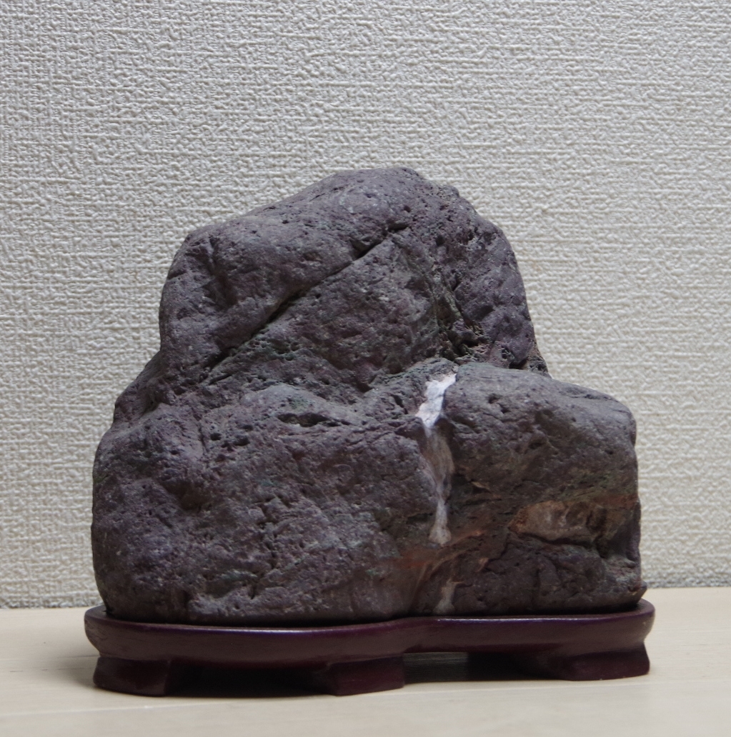 横73センチ飾石 天然石 水石 盆石 鑑賞石 置物 自然石 飾物 原石 盆栽 鑑賞石 5 0㎏ 滝石 山型石 景石 原石 水石 鉱物 自然石 置物
