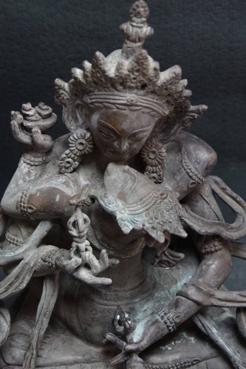 歓喜天像 銅製 4.2kg 30㎝ 【即決送込】仏像 仏具 密教 大聖歓喜 歓喜天像 銅製 4.2kg 30㎝ 【即決送込】仏像 仏具 密教 大聖歓喜