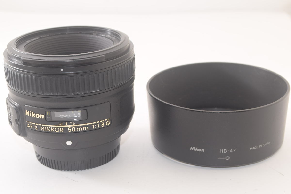 ☆美品☆ Nikon ニコン AF-S NIKKOR 50mm F1.8 G 2203110 | www