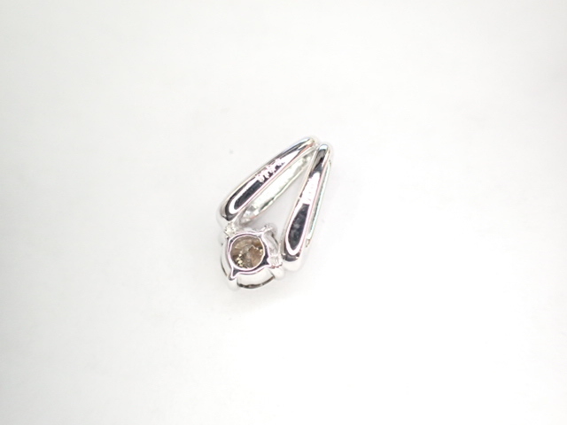 美品 K18WG ブラウンダイヤ0.346ct(FLB-I1) ペンダントトップ | www