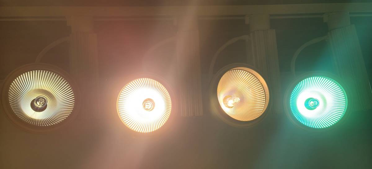□ダクトレール用 照明器具 遠藤照明 HID TS-7665d 7個セット HIDランプ CDM-T35 すべて点灯確認済み_画像4