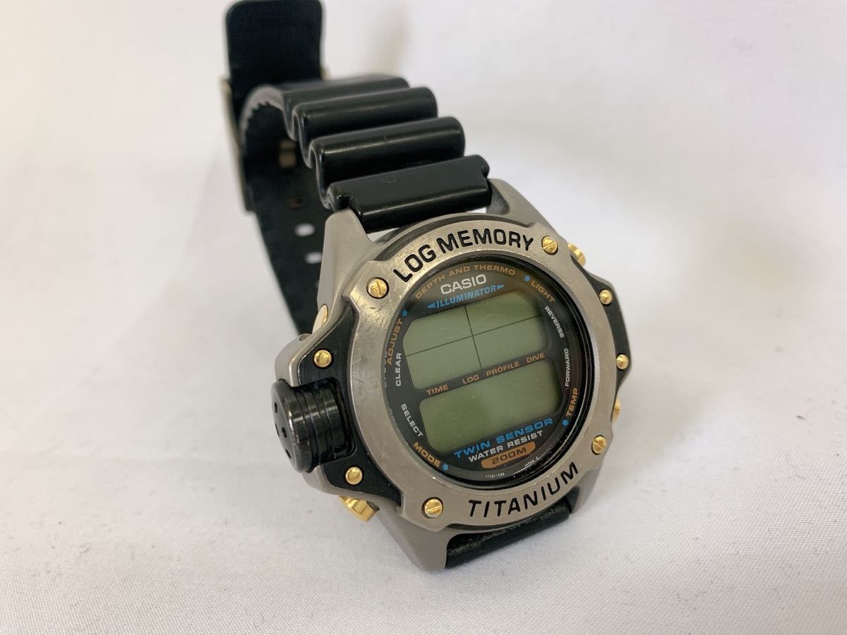 CASIO カシオ LOG MEMORY ログメモリー 腕時計 DEP-700 潜水王