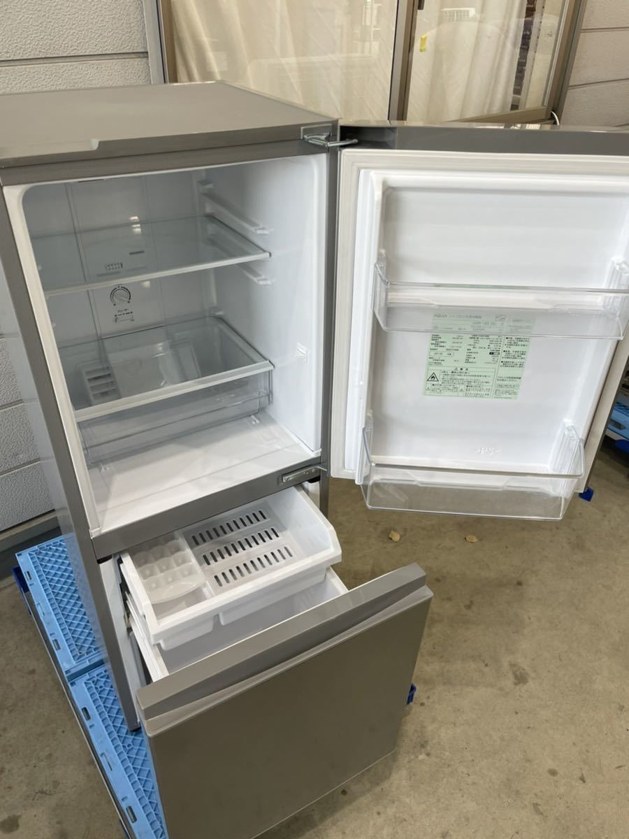 AQUA アクア 2ドア 冷凍冷蔵庫 2018年製 126リットル AQR-13G 単身用 