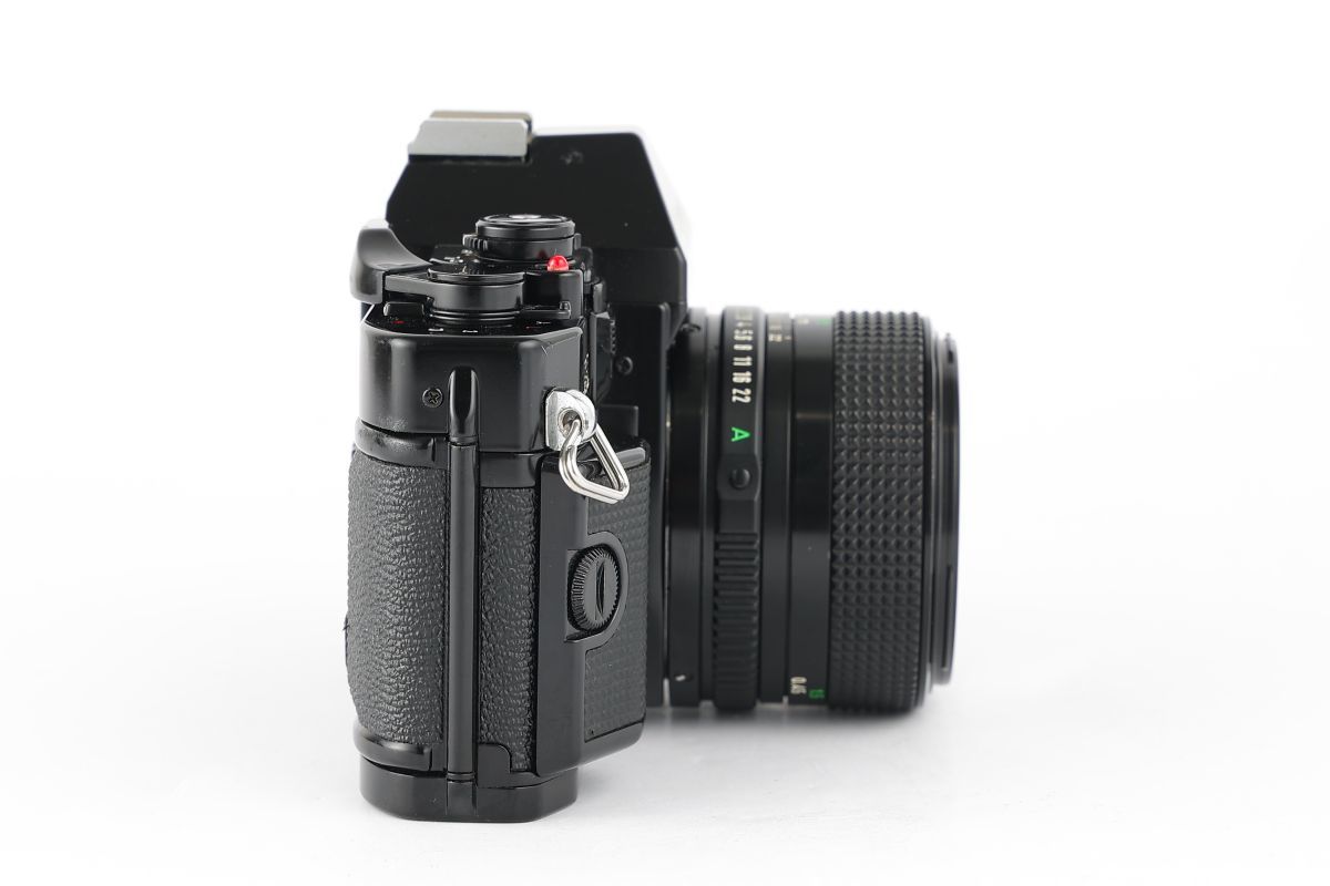 07318cmrk Canon A-1 + New FD 50mm F1.4 MF一眼レフ フイルムカメラ 標準レンズ FDマウント_画像4