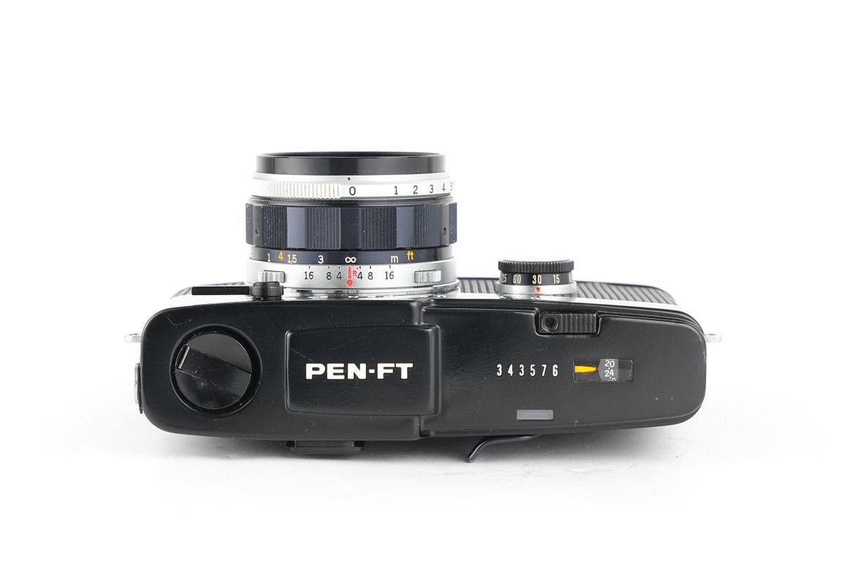 07573cmrk OLYMPUS PEN-FT ブラック + F.Zuiko Auto-S 38mm F1.8 レンズ交換式ハーフカメラ_画像5