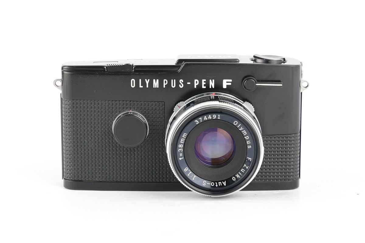 07573cmrk OLYMPUS PEN-FT ブラック + F.Zuiko Auto-S 38mm F1.8 レンズ交換式ハーフカメラ_画像1