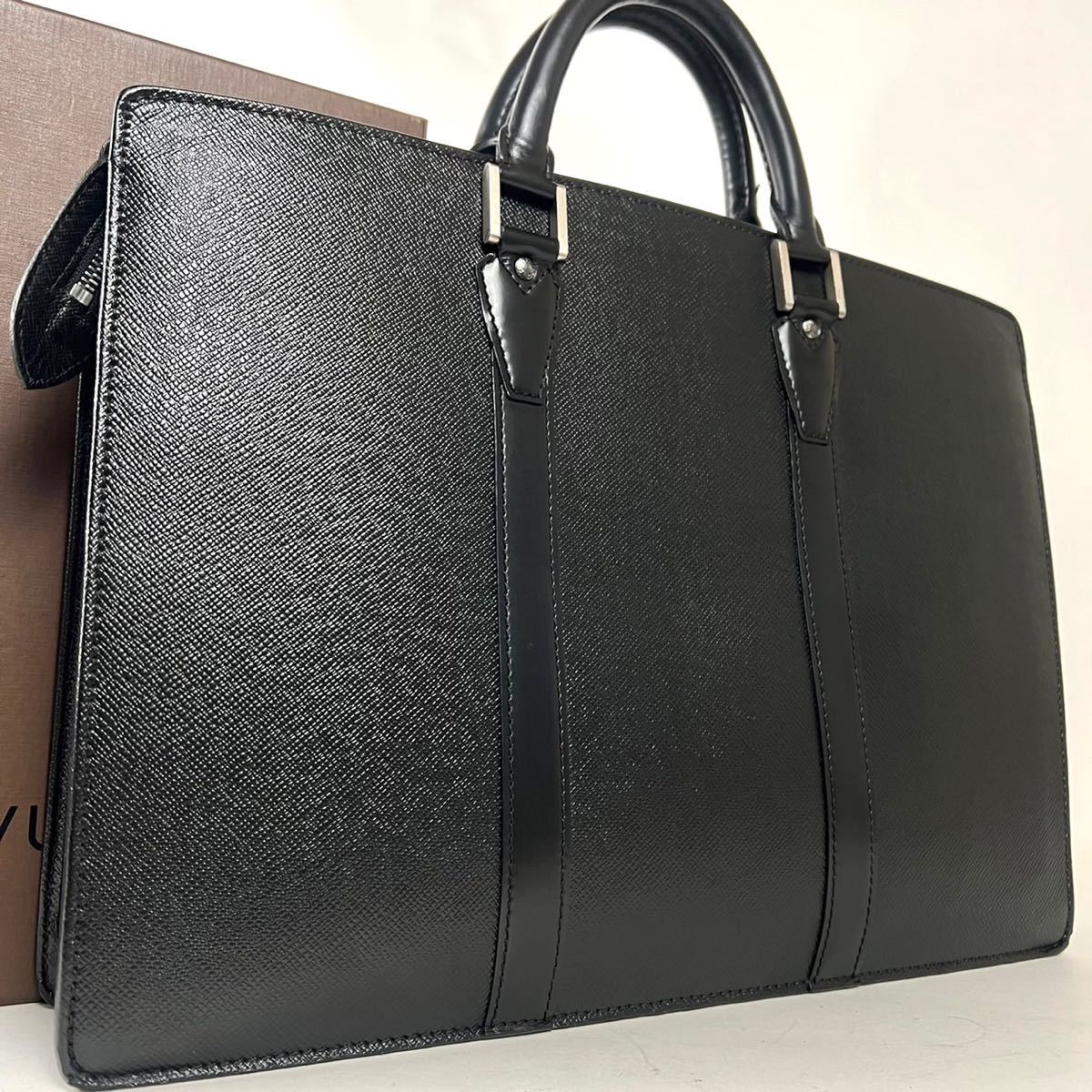 ■美品■ ルイヴィトン Louis Vuitton タイガ ポルトドキュマン ロザン ビジネスバッグ ブリーフケース メンズ かばん 1円 M30052 vi0053_画像2