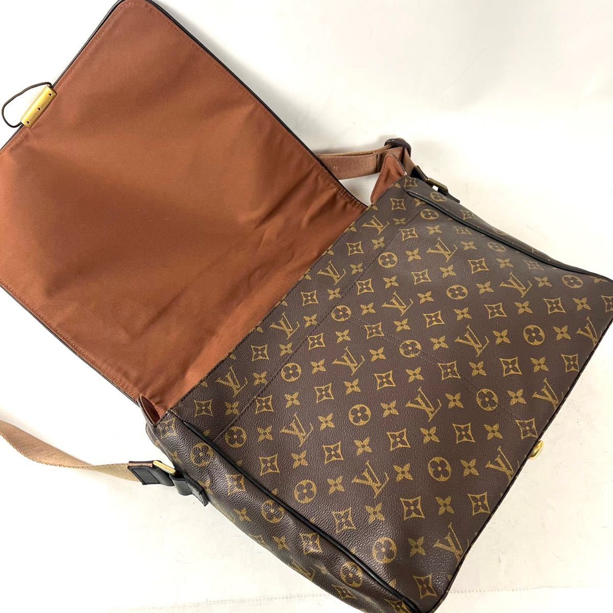 ■極美品■ ルイヴィトン Louis Vuitton モノグラム　アベス　ショルダーバッグ　バッグ　斜め掛け　肩掛け かばん 1円　AS0998 _画像5