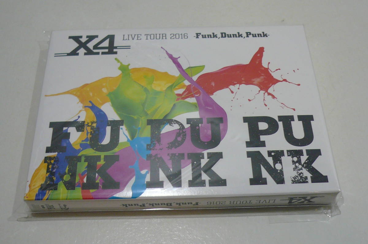 ★X4 Blu-ray『LIVE TOUR 2016 -Funk,Dunk,Punk-』★_画像1