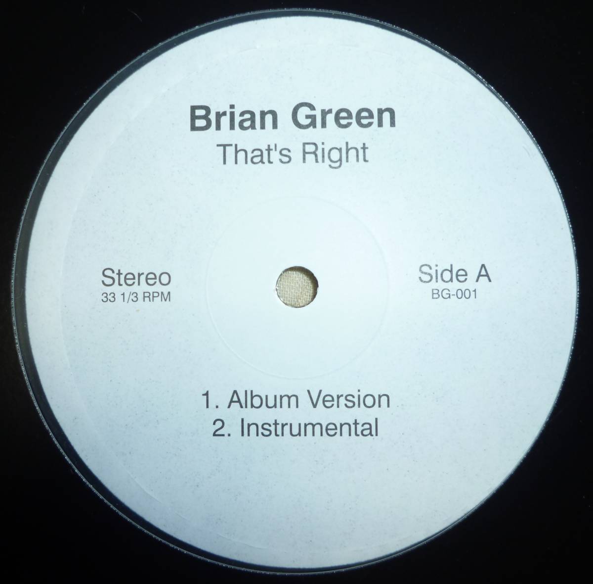 Brian Green / That's Right / Do What You Wanna Do_画像1