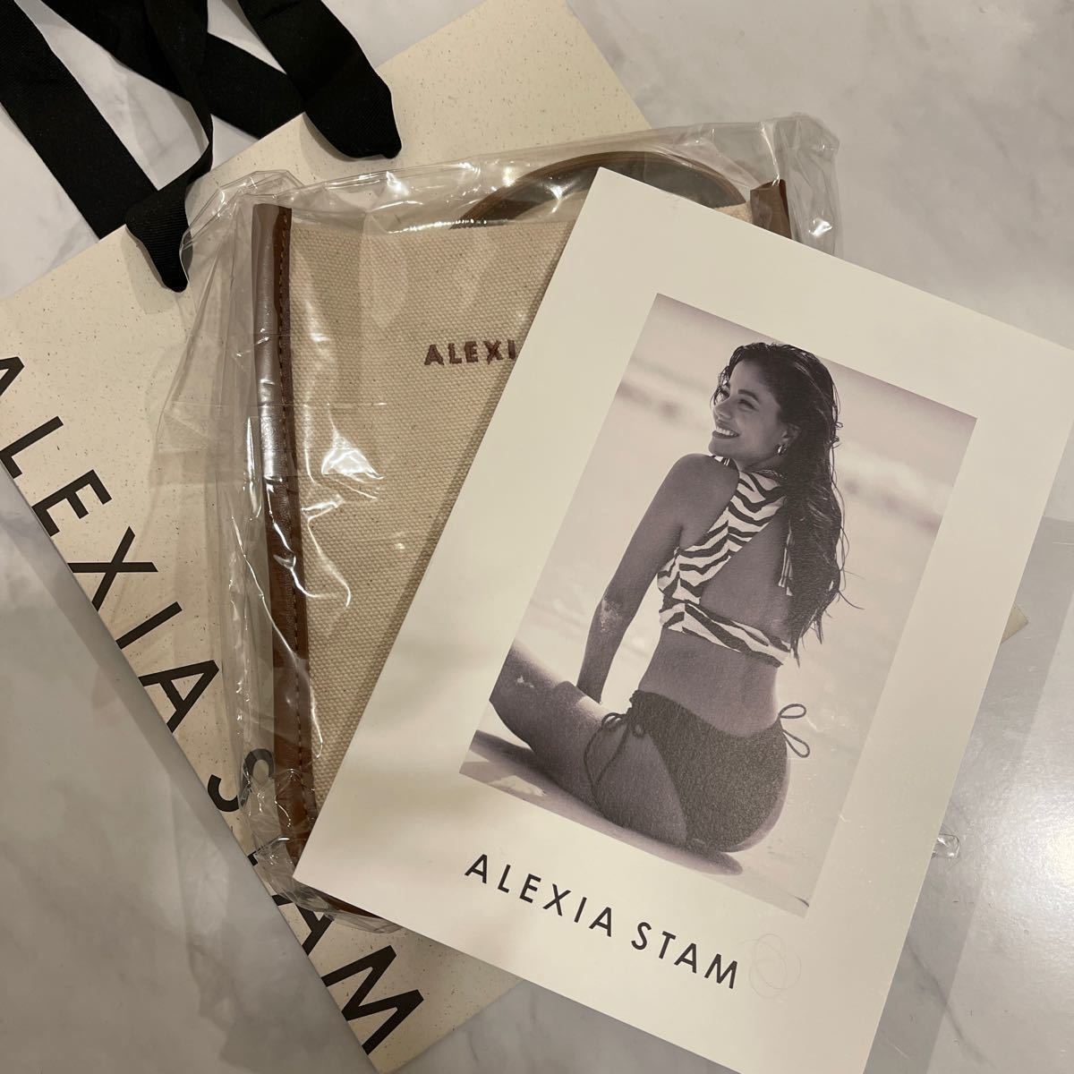 ALEXIA STAM ノベルティバック ルックブック、ショパー付き アリシアスタン