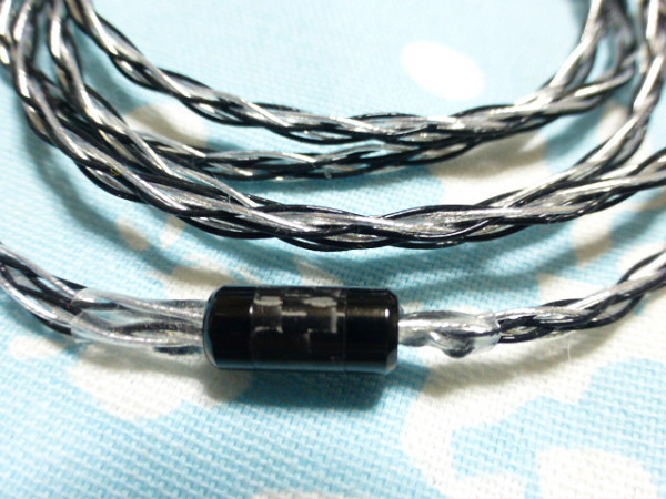 SONY IER-Z1R 用ケーブル 銀メッキOFC クリア+黒 八芯 ブレイド SONY IER-Z1R 用ケーブル 銀メッキOFC クリア+黒 八芯 ブレイド