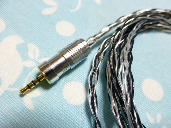 SONY IER-Z1R 用ケーブル 銀メッキOFC クリア+黒 八芯 ブレイド SONY IER-Z1R 用ケーブル 銀メッキOFC クリア+黒 八芯 ブレイド