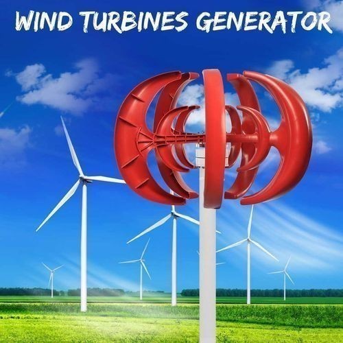 注目!最大600W 風力発電機 懐中電灯 5ブレード モーターキット 垂直