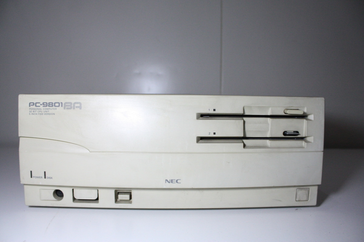 F847【中古】NEC PC-9801BA/M2 通電OK!_画像1