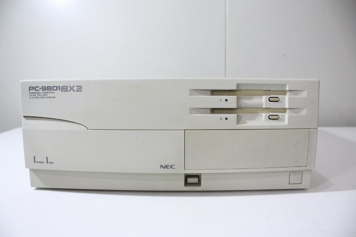 T91【中古】動作保証付き 分解点検 清掃 NEC PC-9801BX2/U2 内部充電池新品交換_画像1