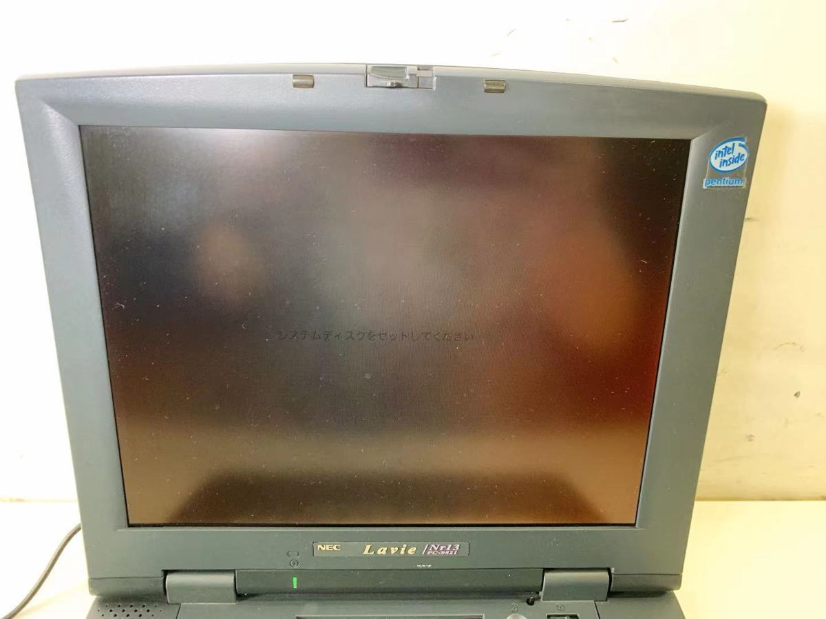 YN160**[ Junk ] NEC old model laptop PC-9821Nr13/D10 model A