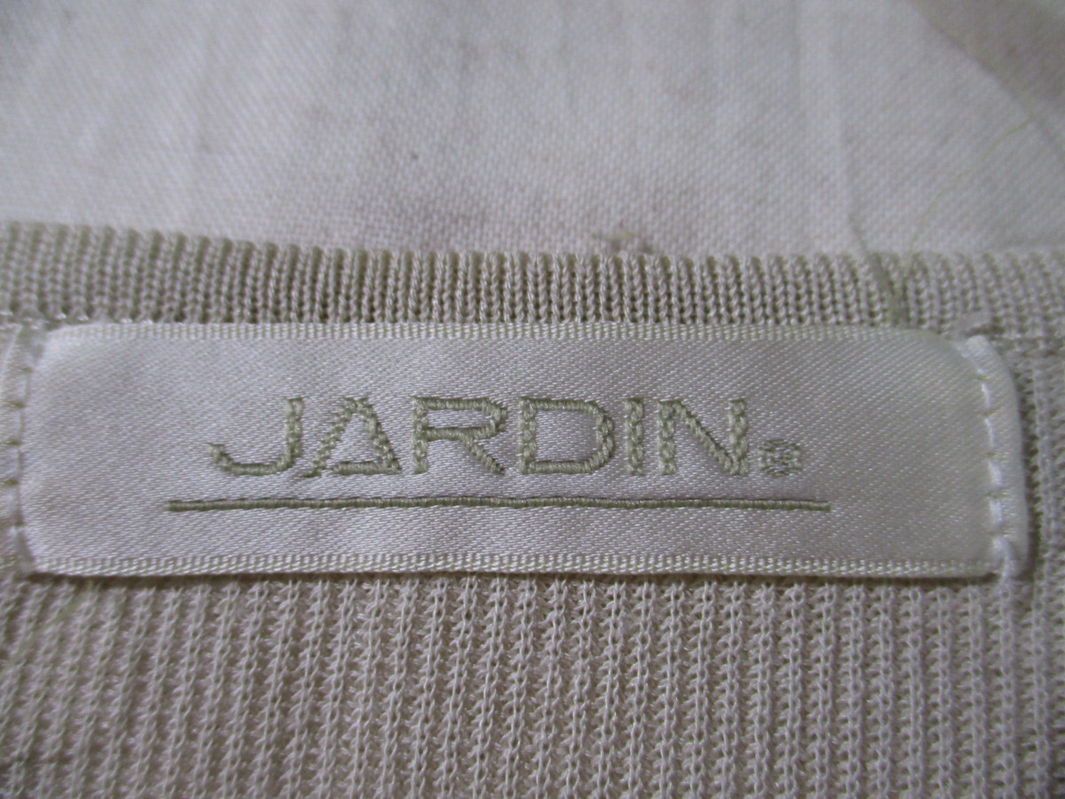 【JARDIN】カットソー サイズＭ色ベージュ身丈56身幅48肩幅40/GAU_画像2