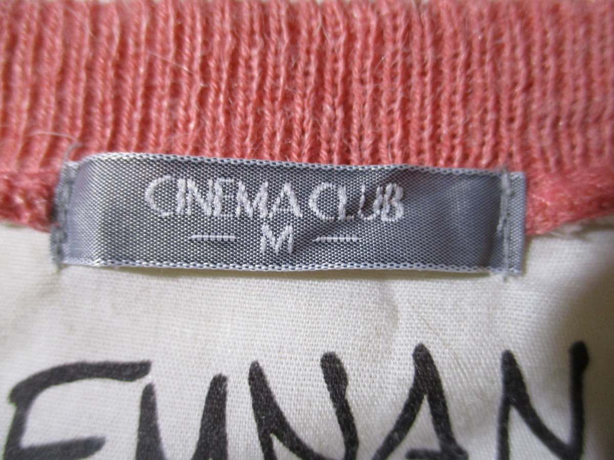 【CINEMA CLUB】ニット サイズＭ色ピンク身丈60身幅47肩幅42/EAB_画像2