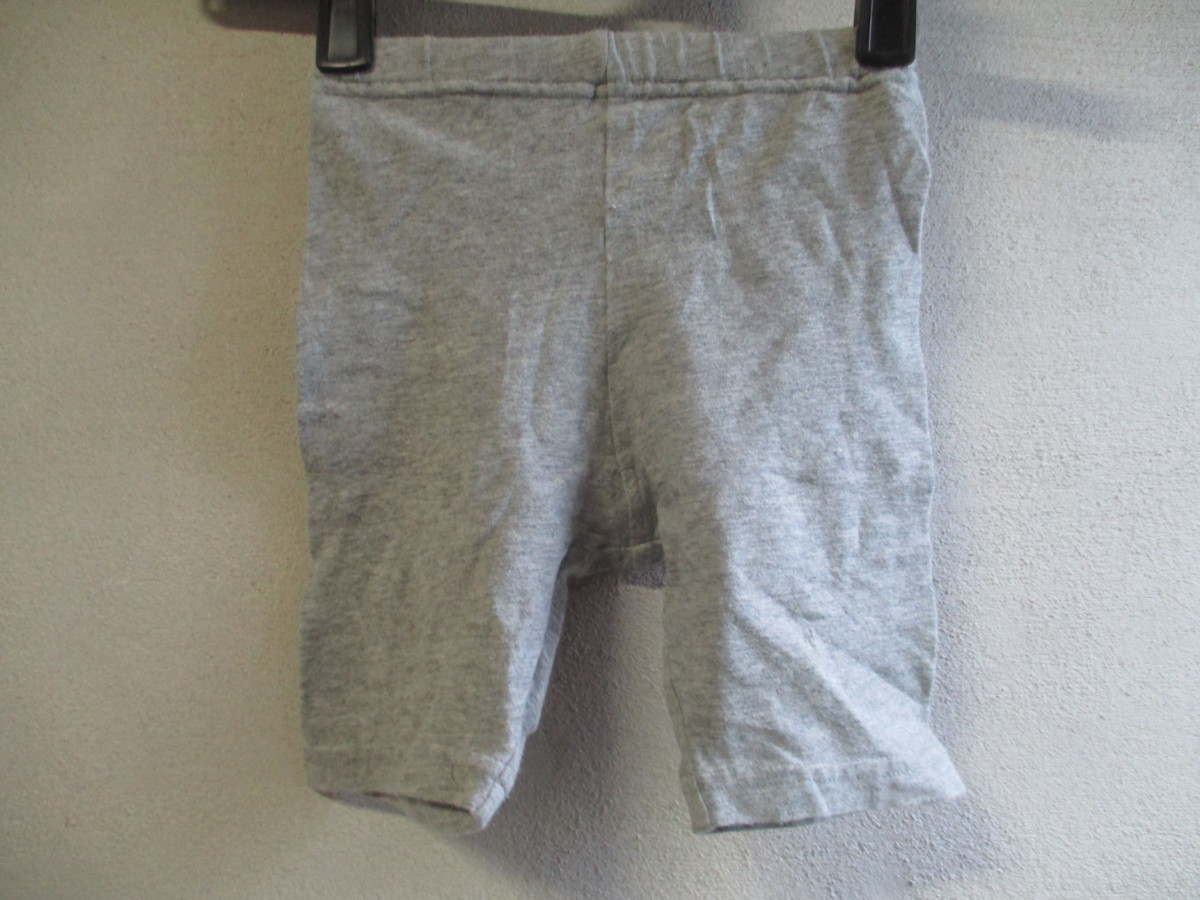 【西松屋】 ズボン ベビー服 サイズ:80 色:グレー 身丈:26 身幅:20/IAL_画像1
