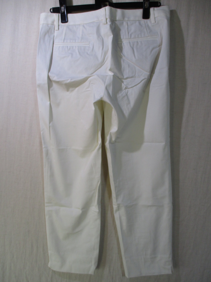 【ユニクロ】パンツ サイズＭ色ホワイト身丈80身幅37/FAM_画像2