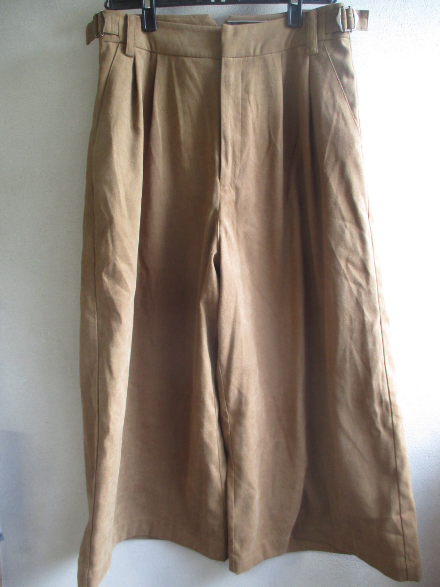 [Onrekoshi] pants lady's size :F color : Brown length :81 width of a garment :32/DAR