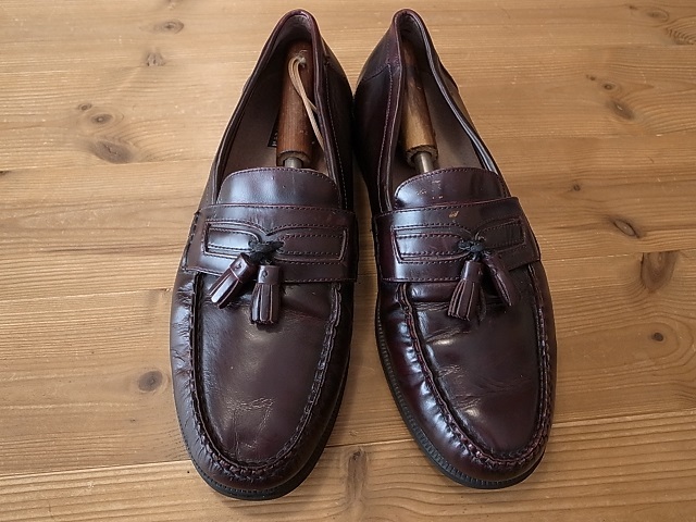 FLORSHEIM フローシャイム 革靴 タッセル ローファー レザーシューズ 茶 12M 約30ｃｍ 