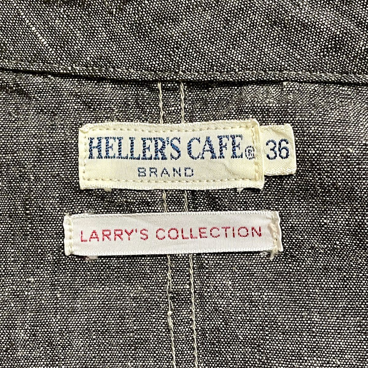 新品 ヘラーズカフェ 絶版名作 ショップコート【36/実寸38】GRY