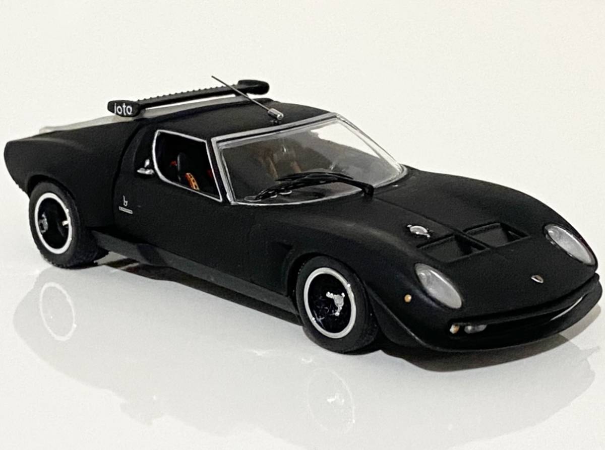 Kyosho 1/43 Lamborghini Miura Jota SVR Matte Black ◇ 京商