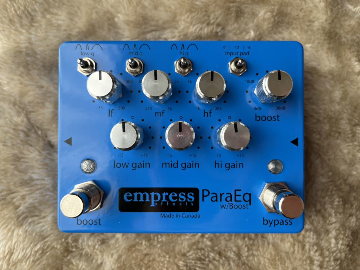 Empress Effects ParaEQ EQ w/ Boost Pedal エンプレス エフェクト