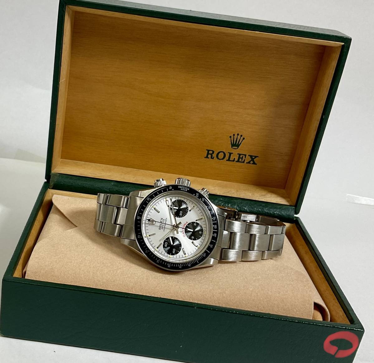 コスモグラフデイトナ手巻きビックデイトナシルバー文字盤オイスター／カスタム　Ref6263 ROLEX OYSTER COSMOGRAPH DAYTONA _画像2