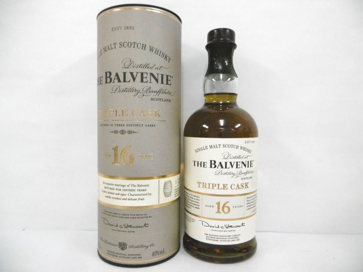 古酒 未開栓 THE BALVENIE ザ バルヴェニー 16年 トリプルカスク