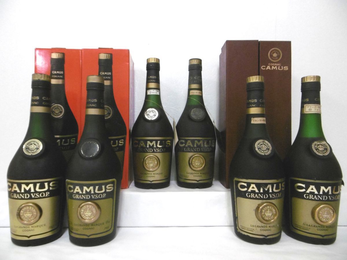 古酒 未開栓 6本セット CAMUS カミュ GRAND グランド VSOP 旧 COGNAC