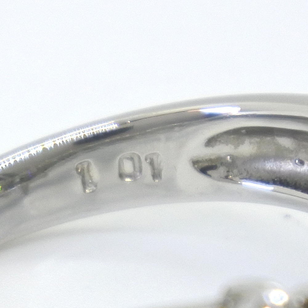 ダイヤリング 1.01 リング・指輪 Pt900プラチナ × ダイヤモンド 9.5号 レディース【16282934】中古_画像5