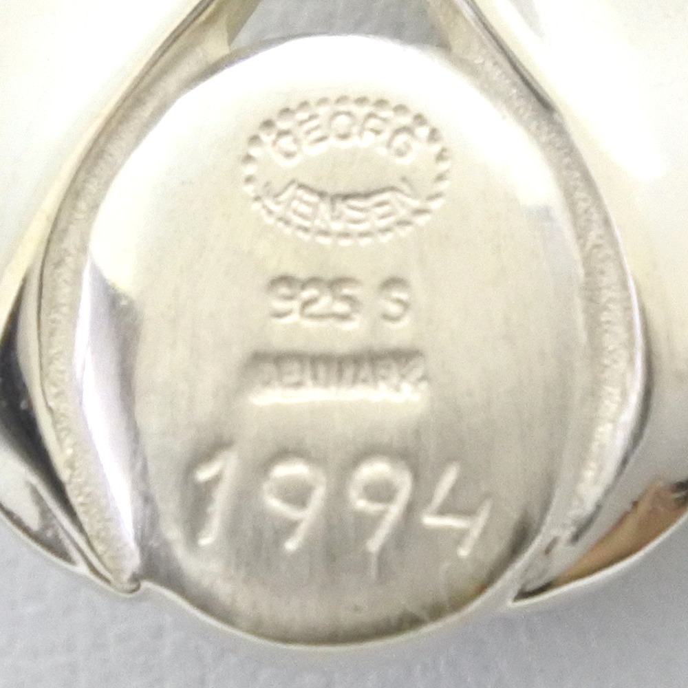 Georg Jensen ジョージジェンセン ネックレス シルバー925 × ヘマタイト ユニセックス【58030238】中古_画像4