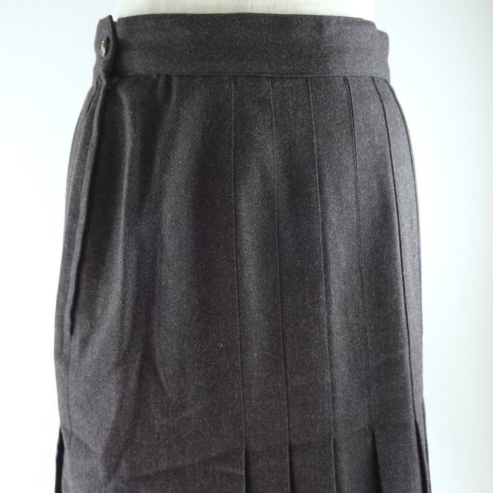 CHANEL Chanel flair P03640V03532 skirt wool tea lady's [80090231] used 