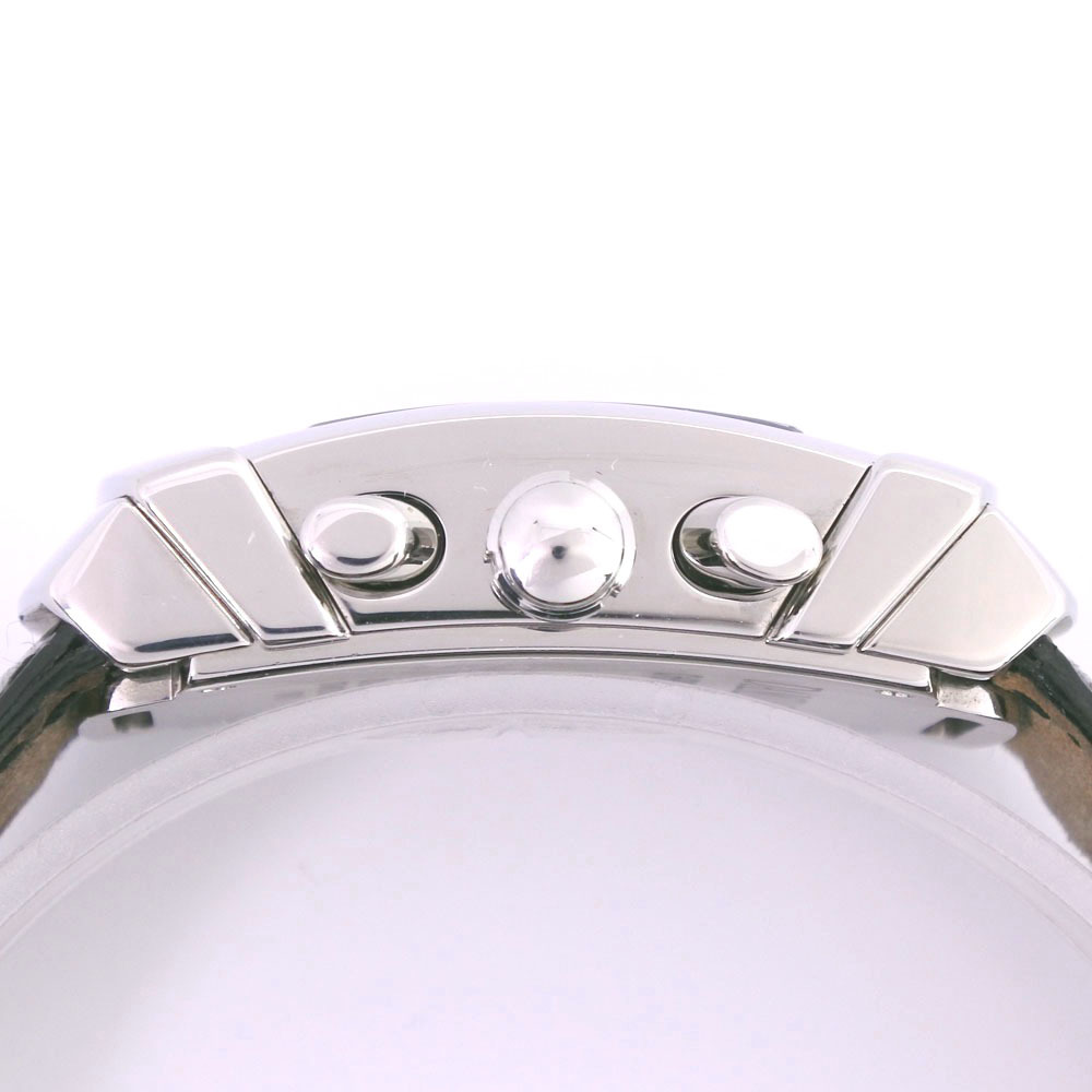 Damiani ダミアーニ エゴ 1401 腕時計 SS×レザー ブラック クオーツ