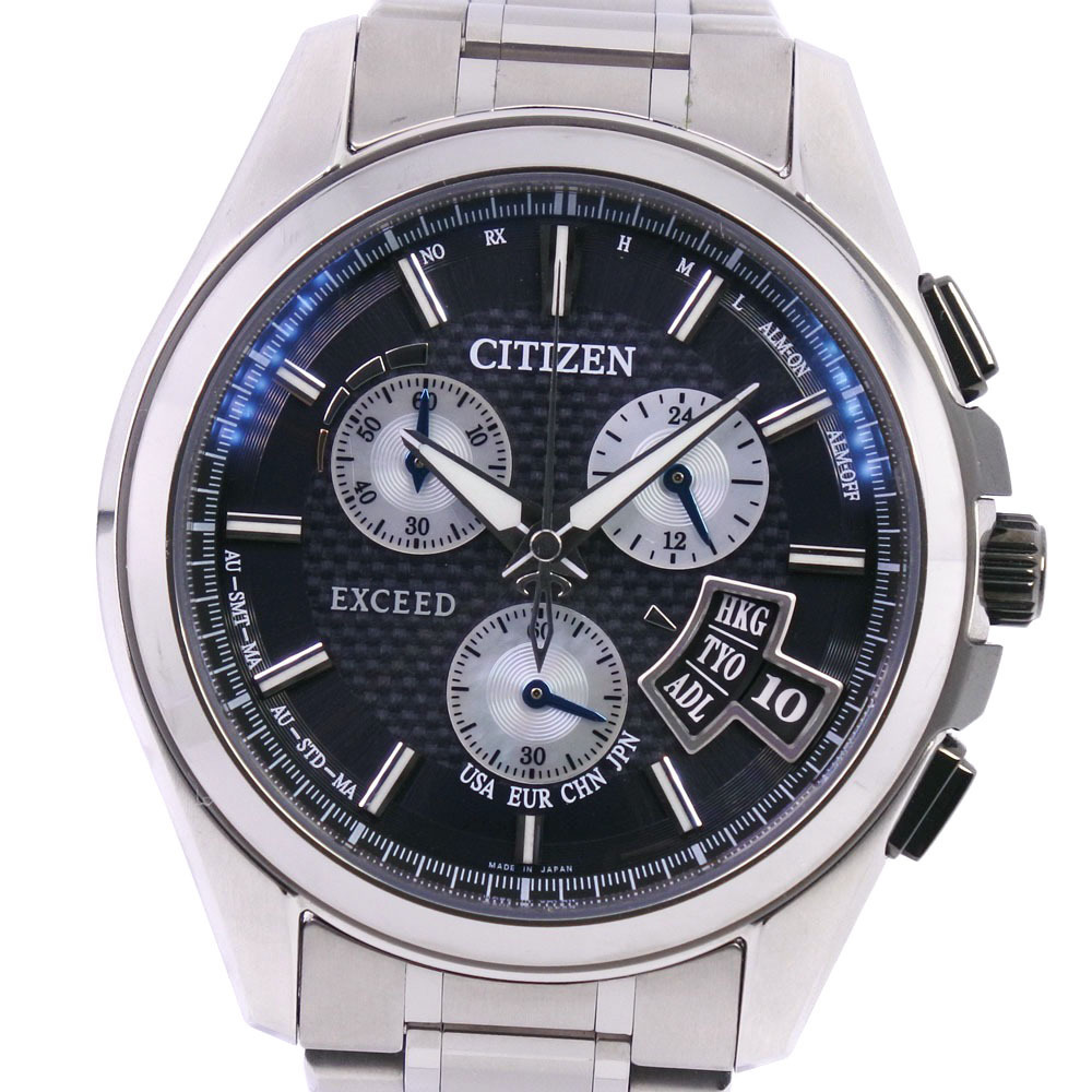 贅沢品 チタン 腕時計 H610-T018521 エクシード シチズン CITIZEN エコ