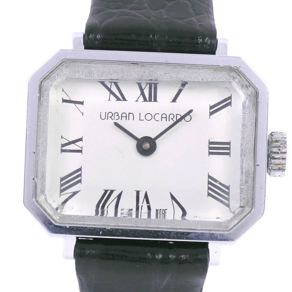 Uruban Locarnouru van rokaruno наручные часы SS× кожа механический завод женский белый циферблат [41020205] б/у 