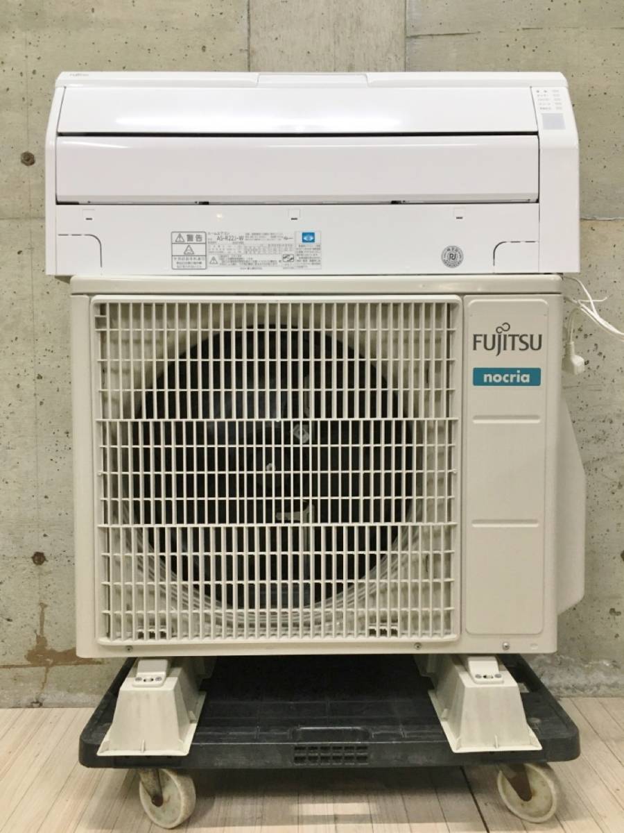 ヒート 富士通ゼネラル エアコン AS-R22J-W 6畳用 2019年製 F003 | www 